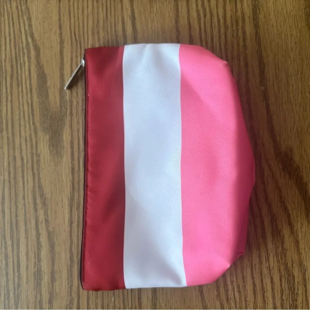 Pink and White Cosmetic Bag Clinique and Kate Spade colab